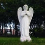 Angel Praying Stone or Plaster