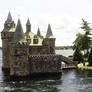 Castle with Bridge on Lake