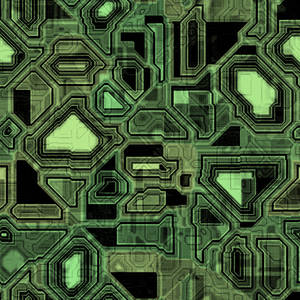 Circutry Texture - Green Black