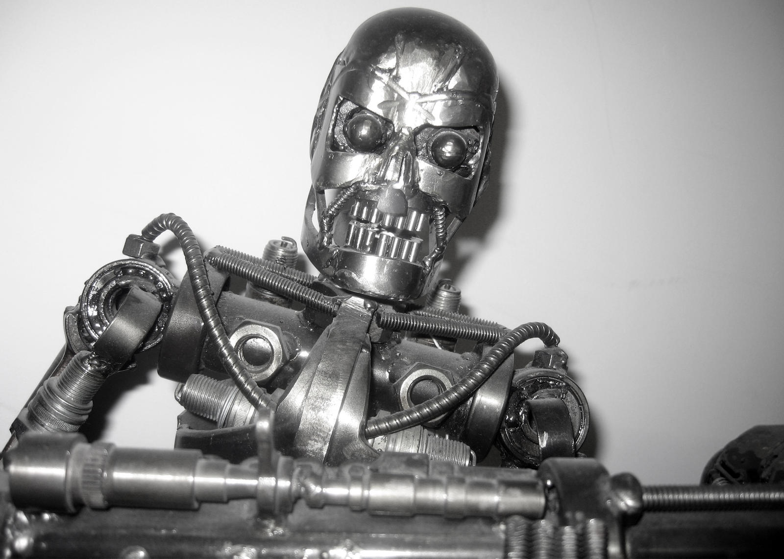 Metal Skull Gun Man