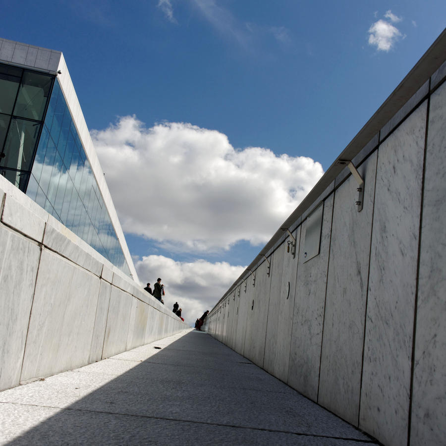 Up to the Opera house roof by barsknos