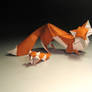 Origami Foxes