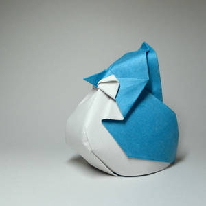 Origami Blue Jay by HTQuyet