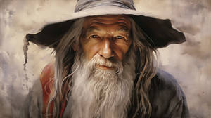 Gandalf - Watercolor - LOTR