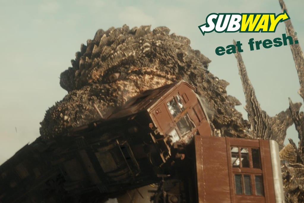 Godzilla Eats Rondo Godzilla eats Subway by SnazzyChapeau on DeviantArt
