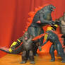 Playmates GXK Godzillas and Kongs