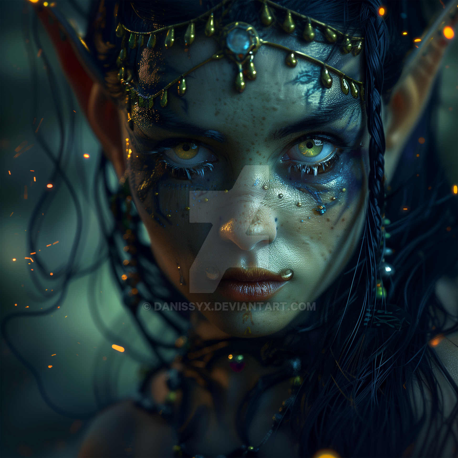 Elf Spectre Spectral elf girl 150 PPI by danissyx on DeviantArt