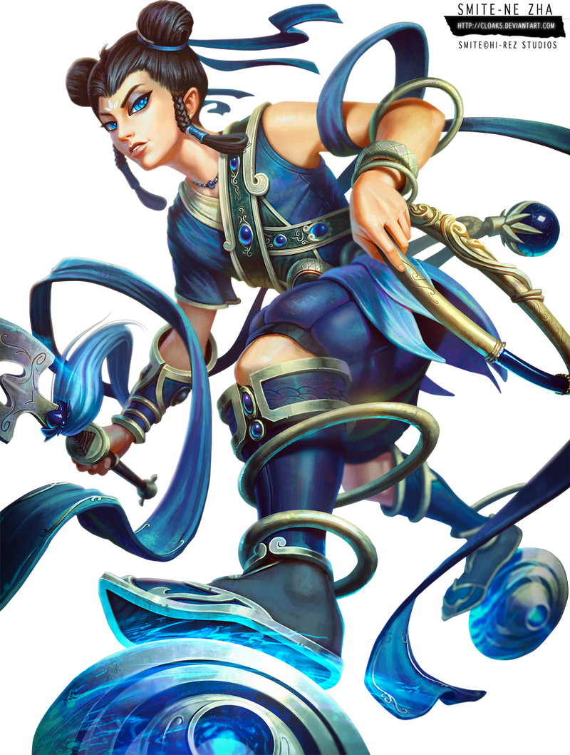 Render Smite Ne Zha by cloaks on DeviantArt