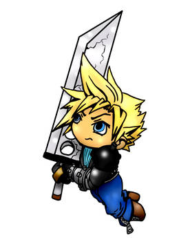 Chibi Cloud COLORED