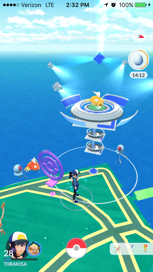 Shiny magikarp gym by ToraKisa on DeviantArt