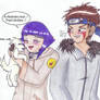 Kiba, Hinata, and Akamaru