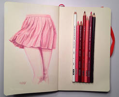 Skirt in pink