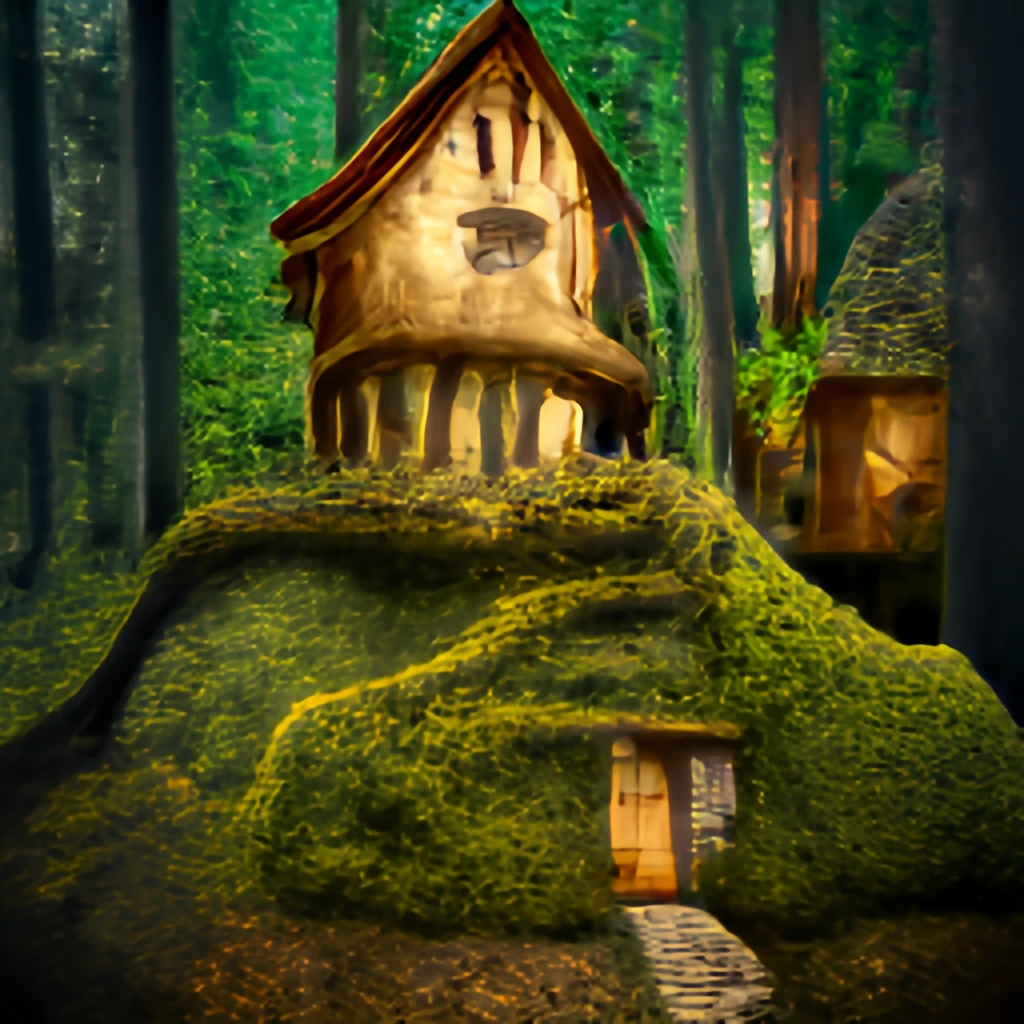 my friend's magical off the grid fairy house by Ivixx on DeviantArt