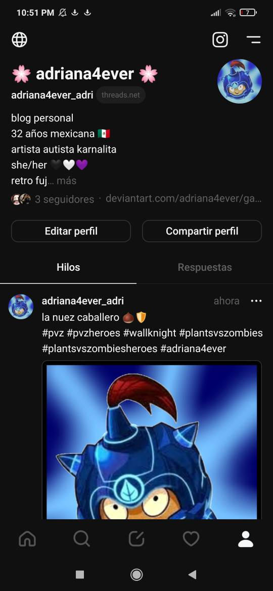 profile in threads by adriana4ever on DeviantArt