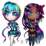 Chibi Merli and Lapis 2016