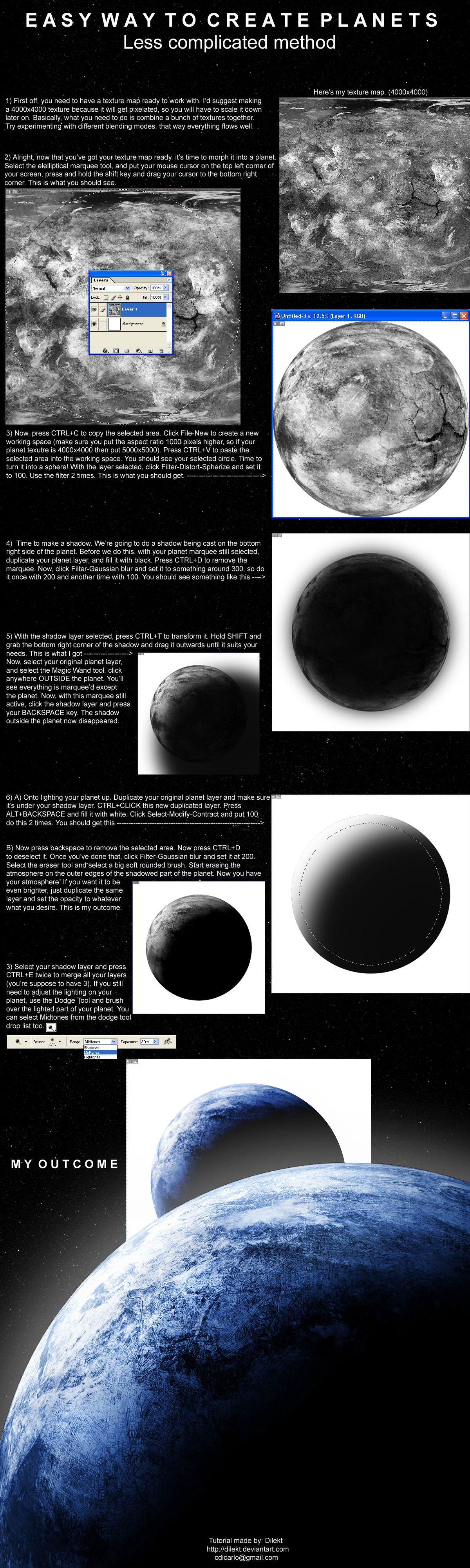 Easy Way of Creating Planets