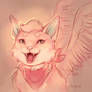 Dawnfeather the Winged Tabby