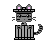 Min-Bin Striped Cat