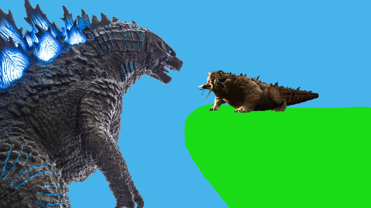 godzilla meets hollow earth lizard (Doug) by woahcrashbandicoot on ...
