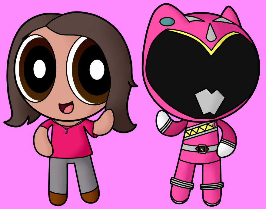 PPG Style - Shelby, The Pink Dino Charge Ranger by SilverDiamond11 on  DeviantArt