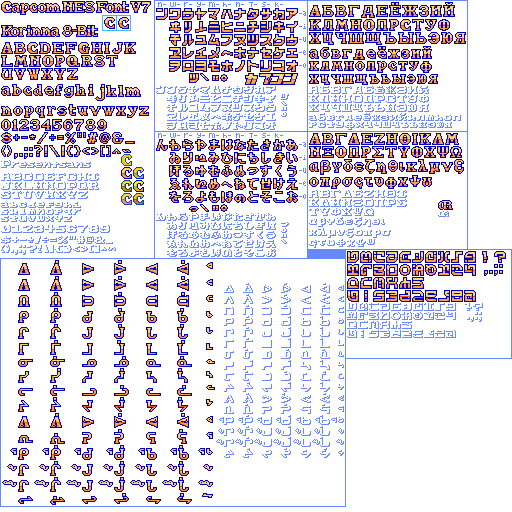 Capcom NES Font by RKB-DEVIANTART on DeviantArt