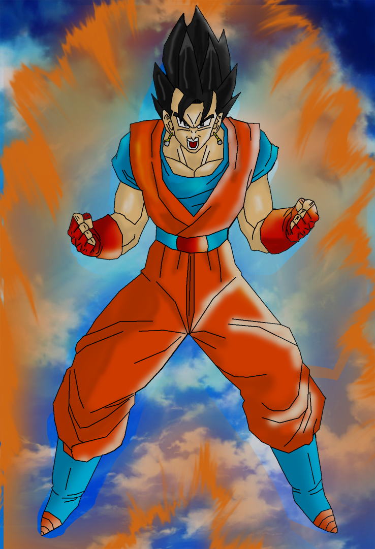 Potara Fusing Goke(Potara Fusion) by MrEpicDrawer on DeviantArt