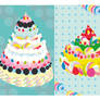 cakes and candy posters