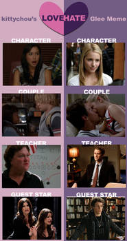 Glee Love-Hate meme