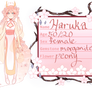 haruka reference (archane myo)