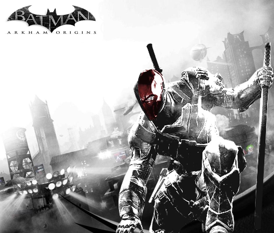 Batman, Deathstroke Black Mask from Arkham Origins Wallpaper