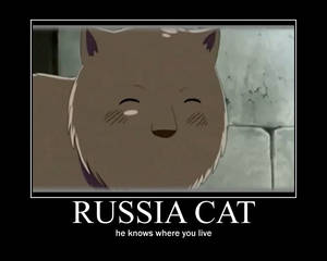 Russia Cat Demotivator