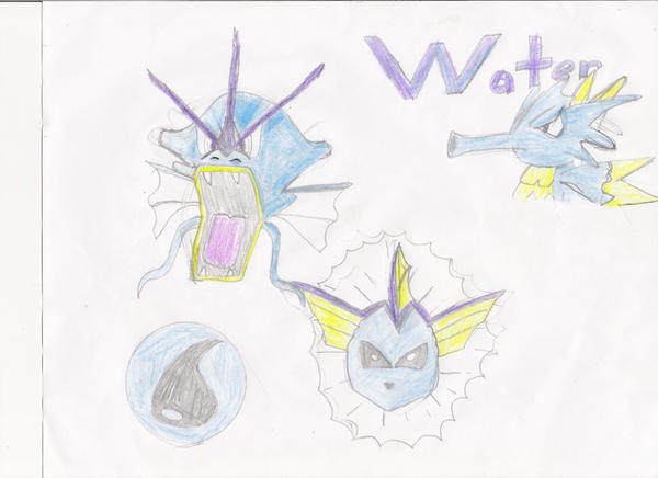 Water Pokemon Pattern Water POkemon by drewdude on DeviantArt