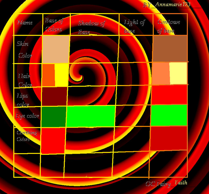 Color Code For Faith Faith Color Patterns by Ladyannamarie123 on DeviantArt