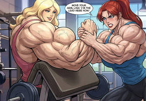 Lisa vs Jenifer Gym Comic III