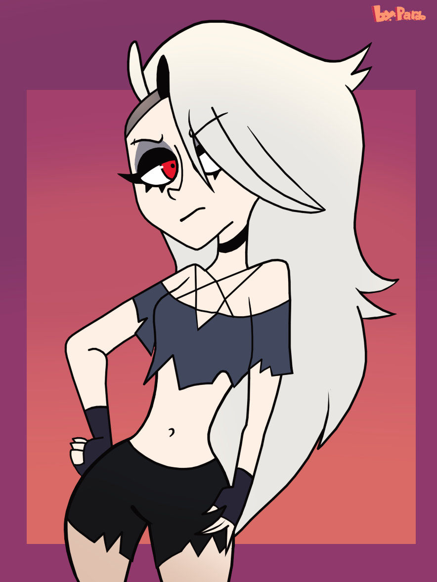 Loona Helluva Boss Human Disguise Fanart Chiisai Wallpaper