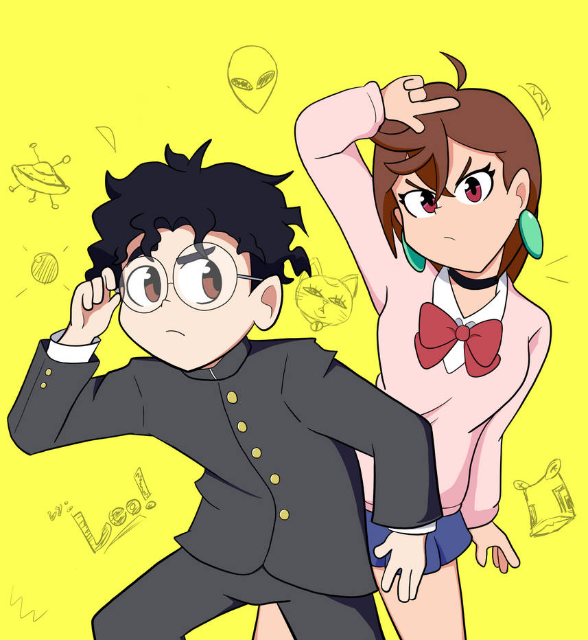 Okarun y Momo by LeoCrazyArt on DeviantArt