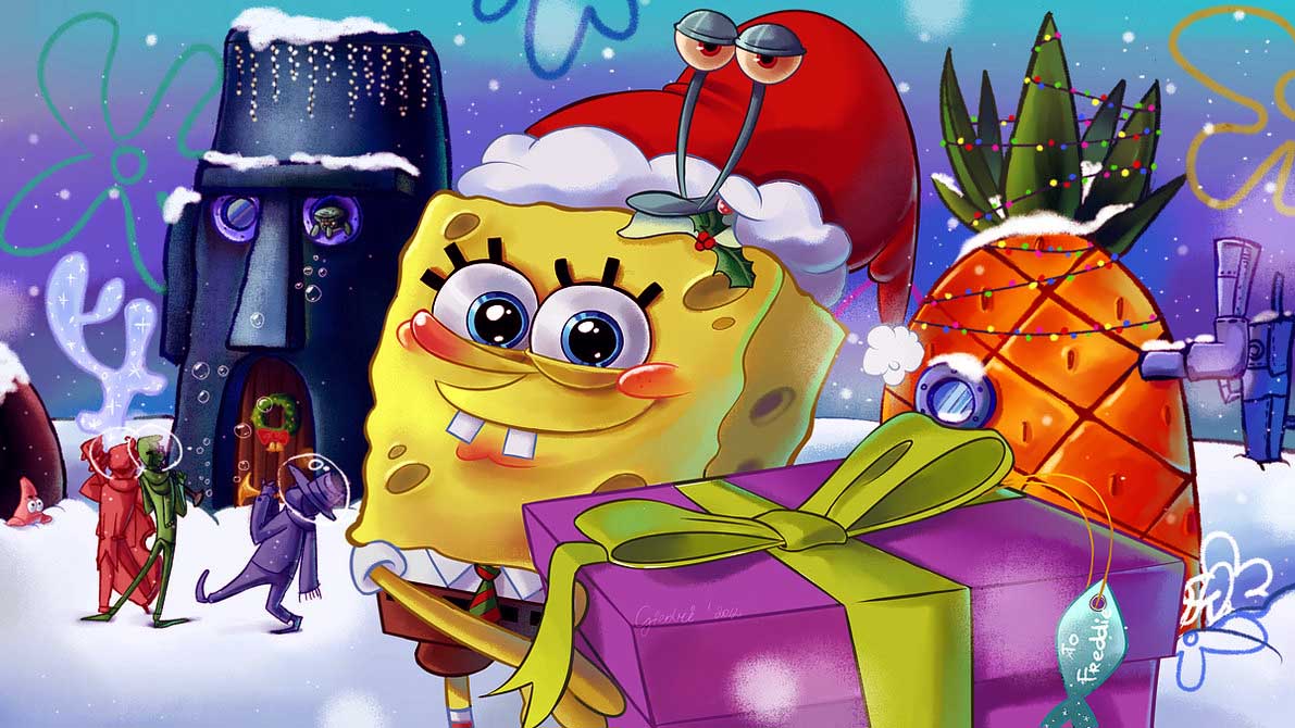 Spongebob Xmas by zackbag2 on DeviantArt