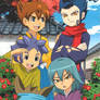 Tenma, Tsurugi, Kageyama, Kariya y Shinsuke