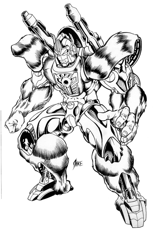 Optimus Primal by Inkerguy on DeviantArt