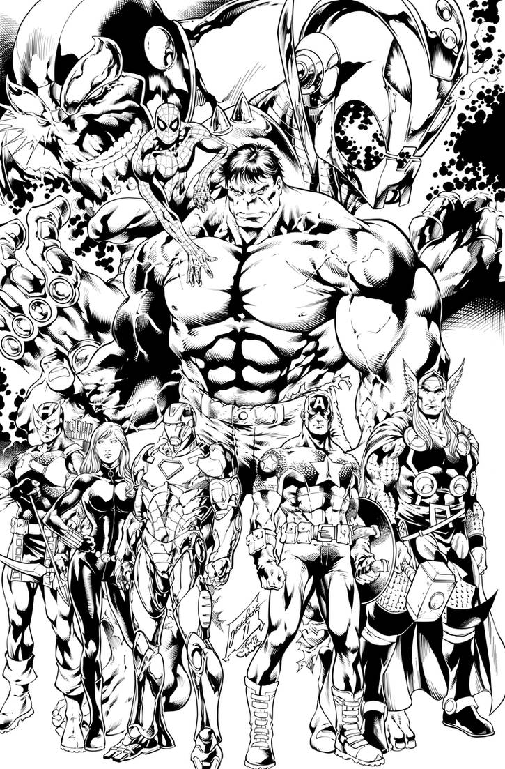 Avengers Ink by Inker-guy on DeviantArt