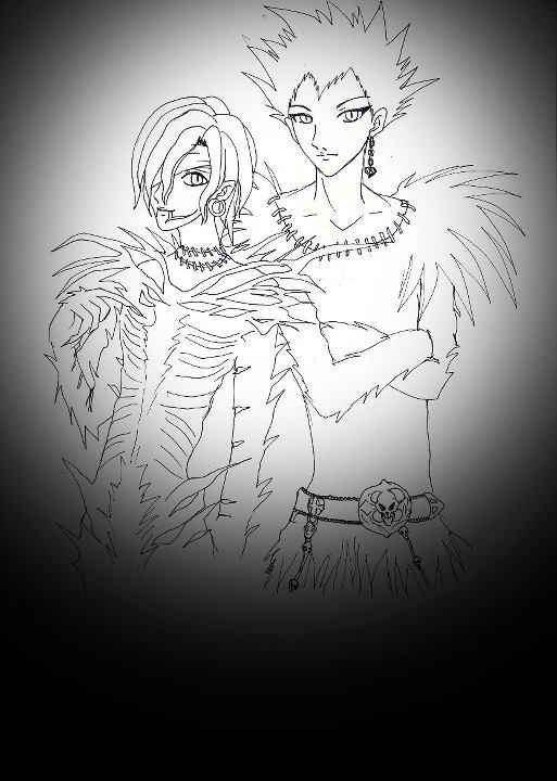 human version of Ryuk n Rem by chuz2 on DeviantArt