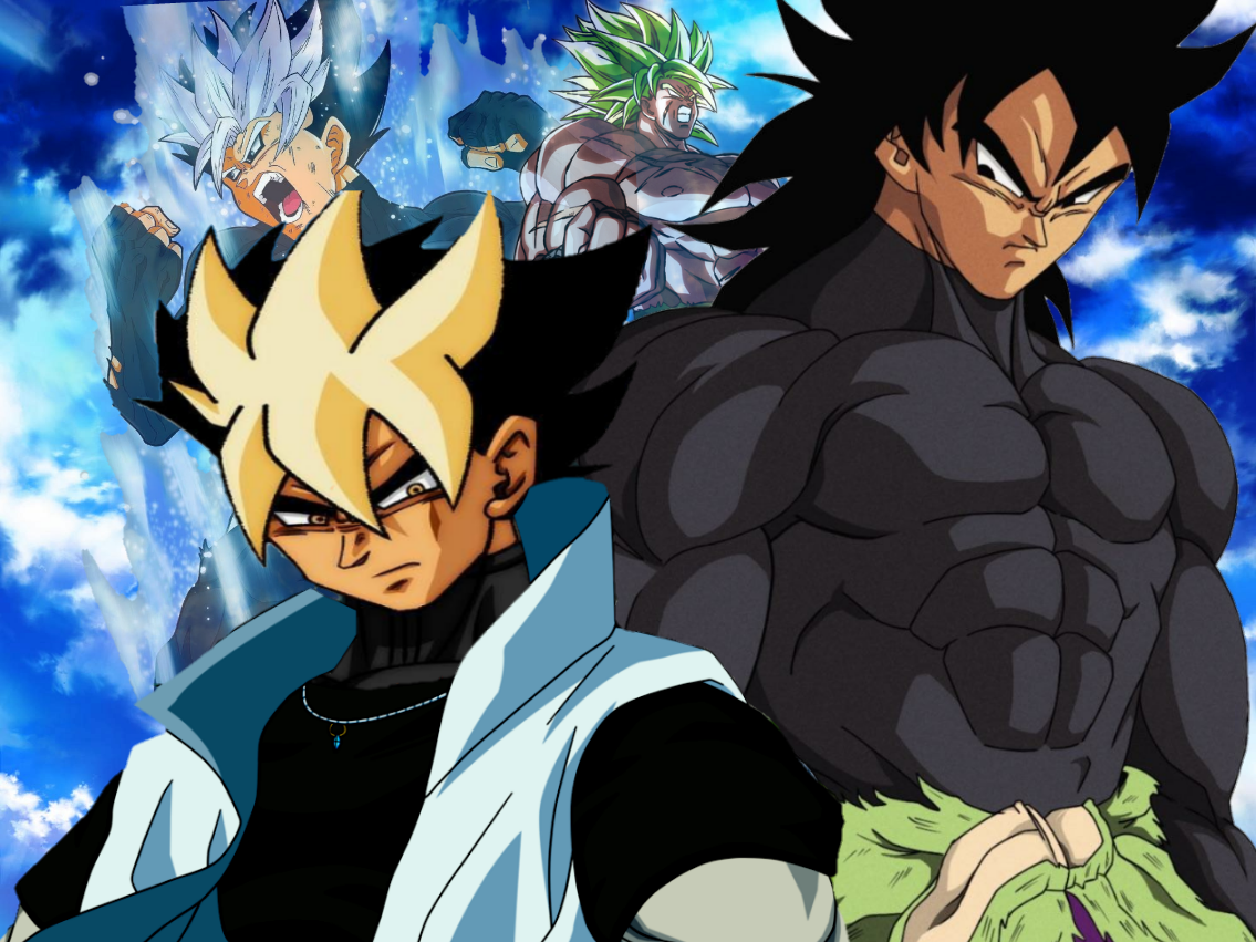 Goku y Vegeta vs Broly by UniversalLG on DeviantArt