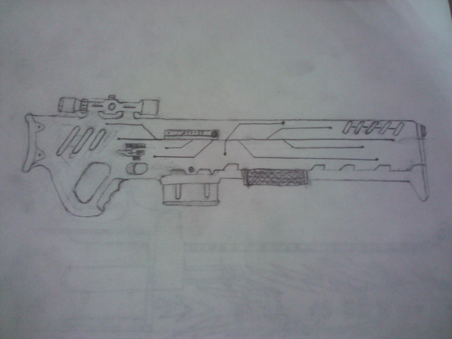 Gauss Rifle Blueprint Gauss Rifle by leogno on DeviantArt