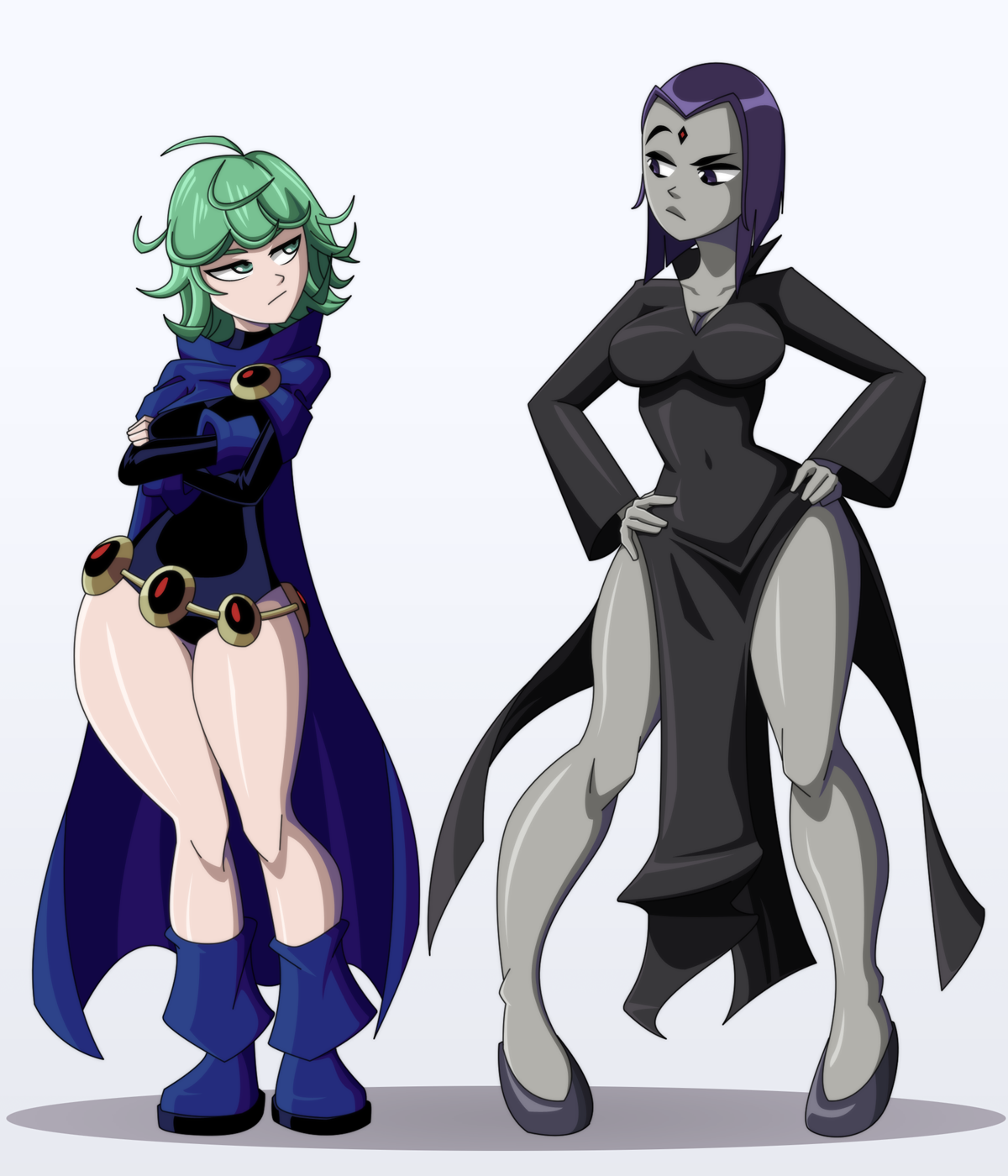 Raven And Tatsumaki Swap Outfits By Justanotherravenfan On Deviantart