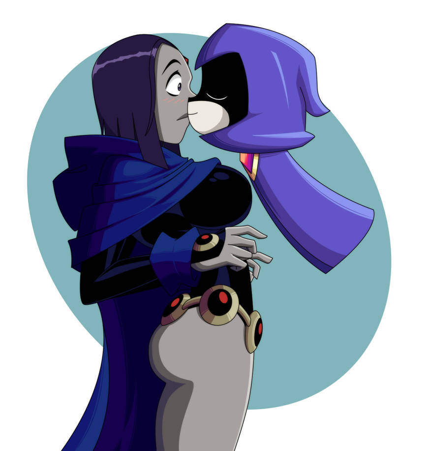Raven kisses Raven by JustAnotherRavenFan on DeviantArt