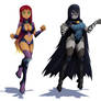 Injustice Raven and Starfire