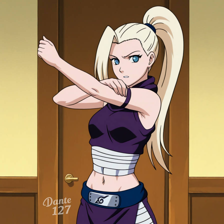 Ino_ Warming out, ready? by Dante-127 on DeviantArt