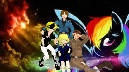 Me, Angel, Roma, Ita and...RAINBOW?