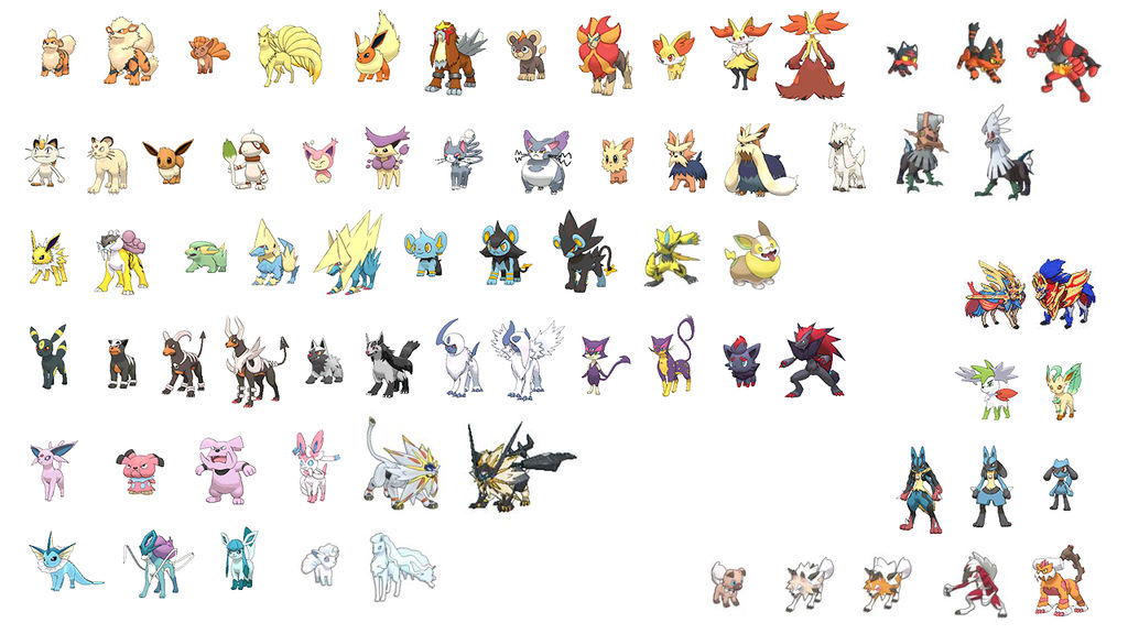 Beast Type Pokemon by Evaron on DeviantArt