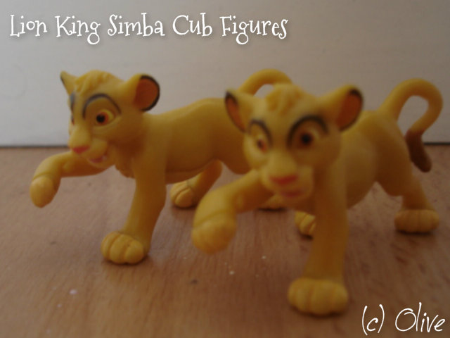 Lion King Simba Cub Figures